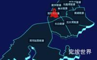 echarts沈阳市和平区geoJson地图3d地图自定义图标代码演示
